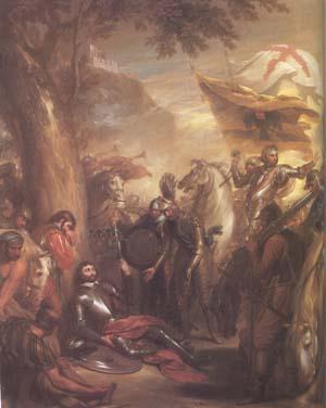 Benjamin West The Death of Chevalier Bayard (mk25) Sweden oil painting art